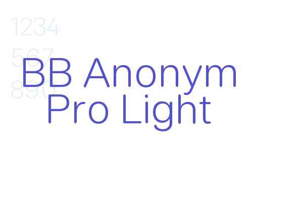 BB Anonym Pro Light