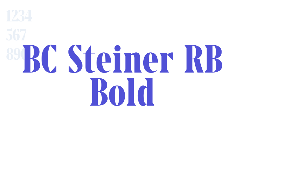 BC Steiner RB Bold-font-download