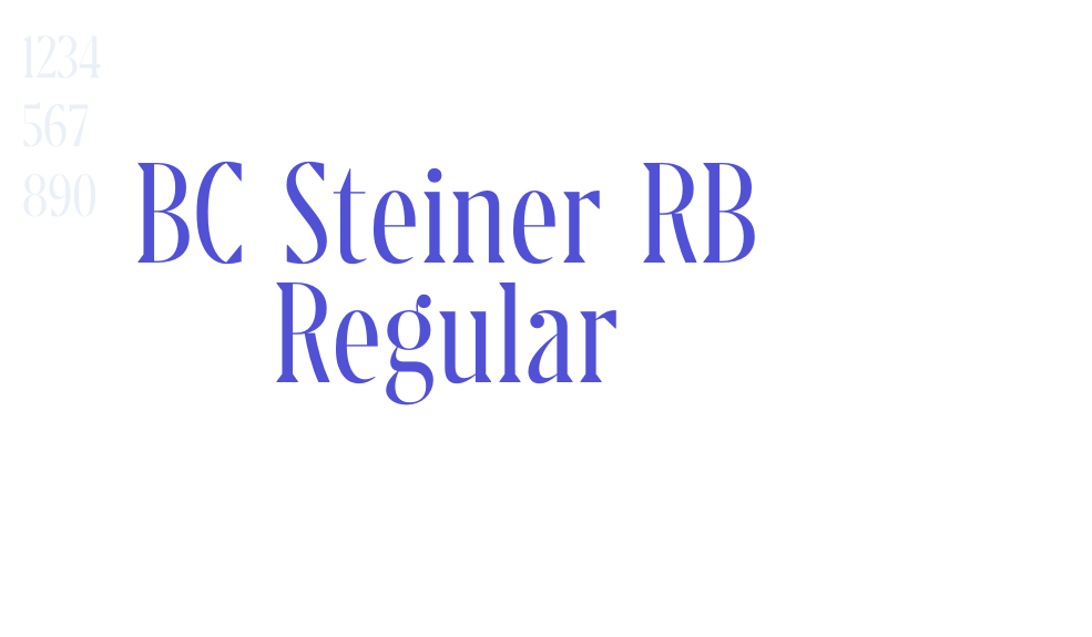 BC Steiner RB Regular-font-download