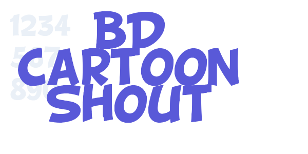 BD Cartoon Shout font free