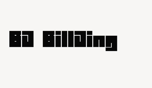 BD BillDing Font