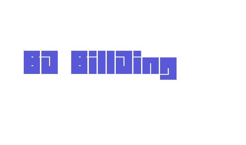 BD BillDing Font