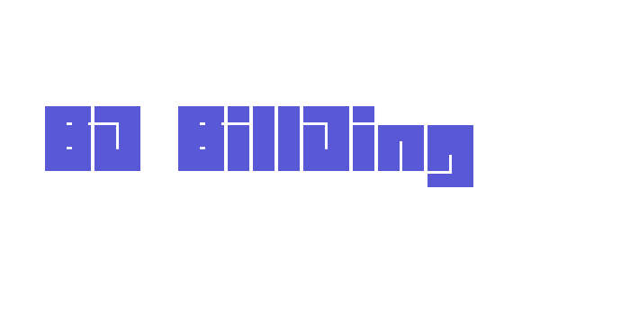 BD BillDing Font Download