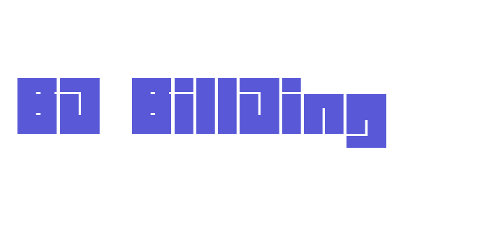 BD BillDing Font