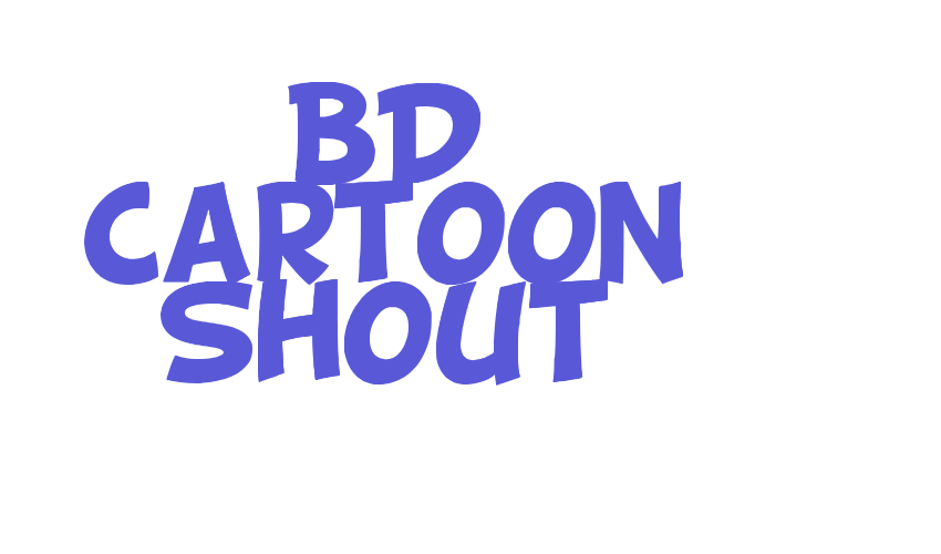 BD Cartoon Shout Font