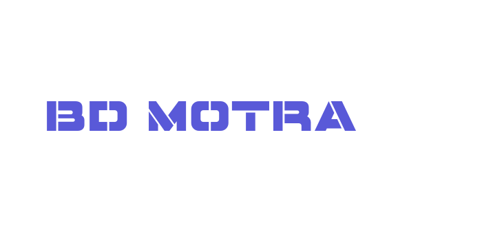 BD Motra Font Download