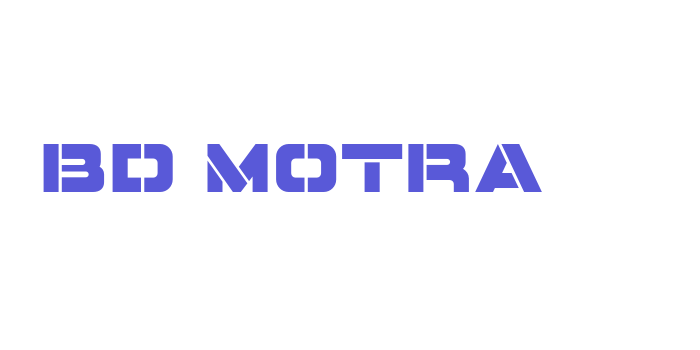 BD Motra Font