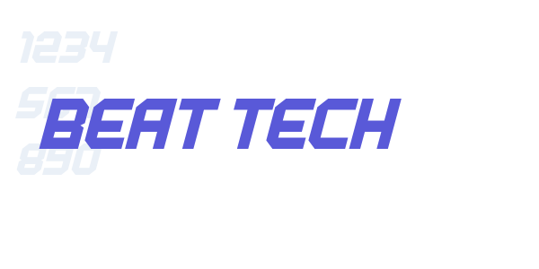 BEAT TECH font free