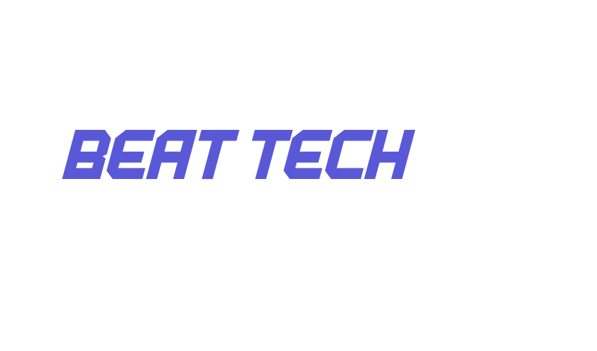 BEAT TECH Font Download