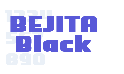 BEJITA Black Font Download