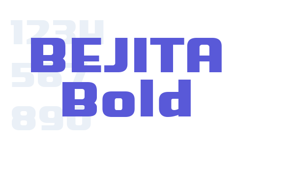 BEJITA Bold Font