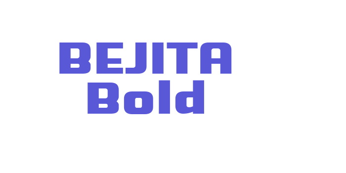 BEJITA Bold Font Download