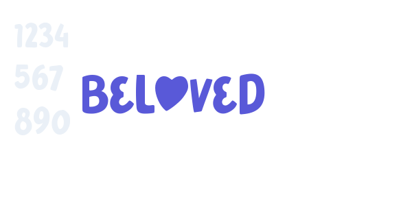 BELOVED font free