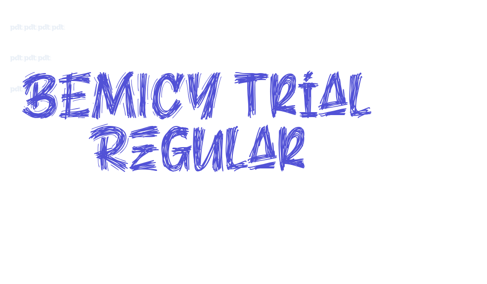 BEMICY trial Regular-font-download