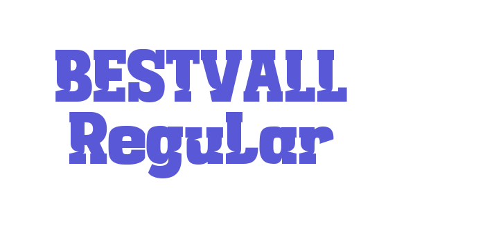 BESTVALL Regular Font