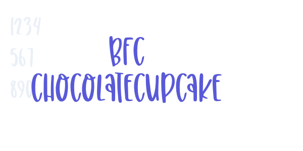 BFC ChocolateCupcake font free