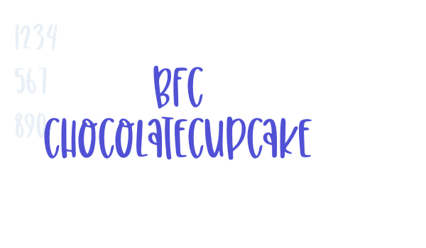 BFC ChocolateCupcake font download