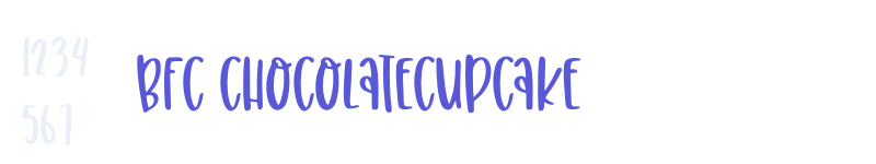 BFC ChocolateCupcake-related font