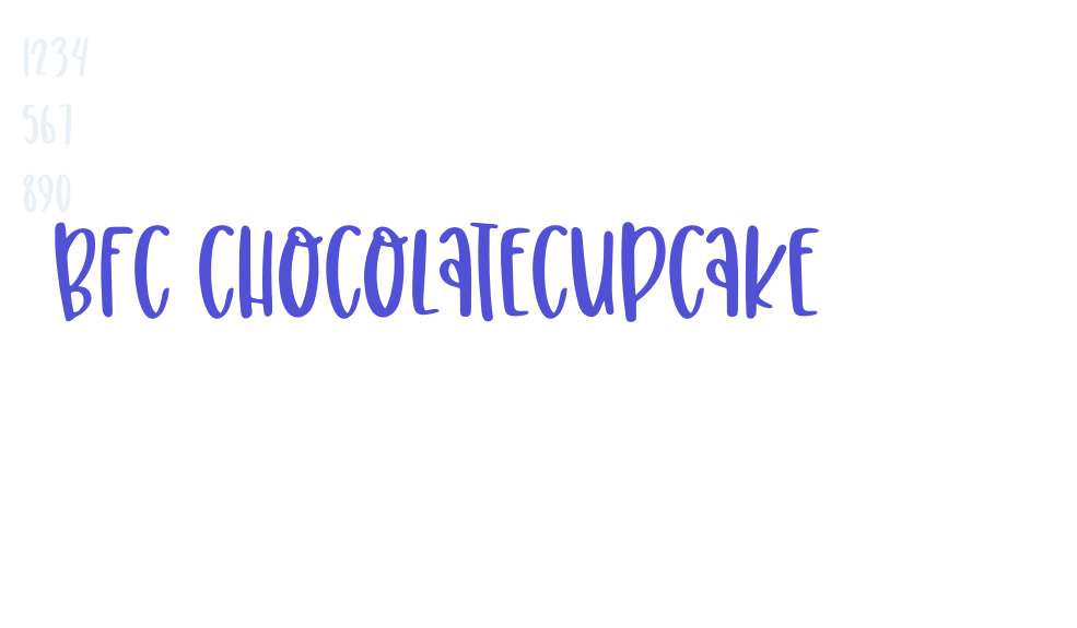 BFC ChocolateCupcake-font-download