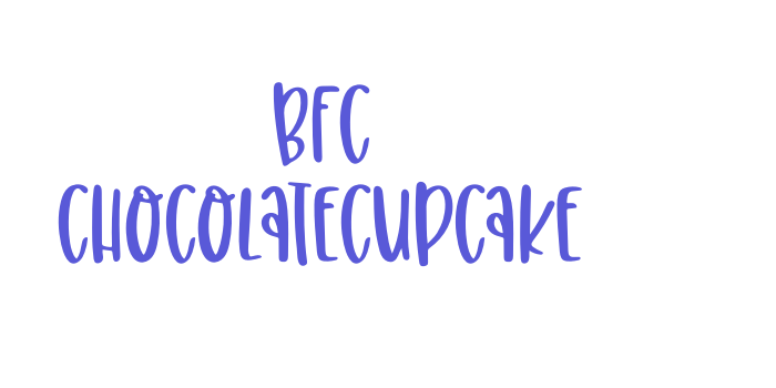 BFC ChocolateCupcake Font