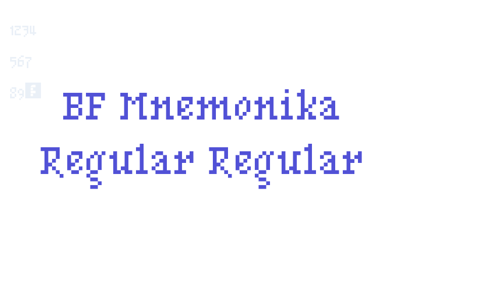 BF Mnemonika Regular Regular-font-download