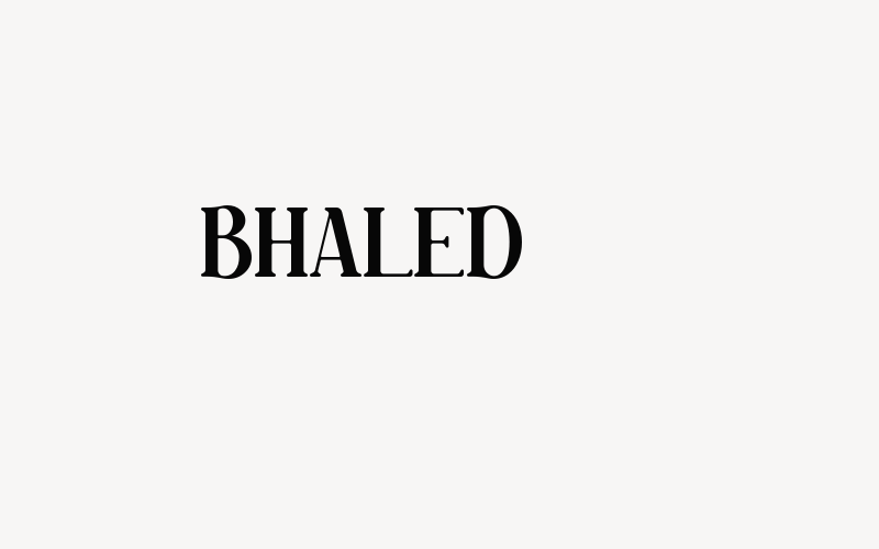 BHALED Font