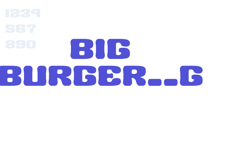 BIG BURGER__G-font-download