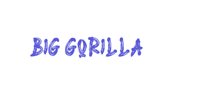 BIG GORILLA Font Download