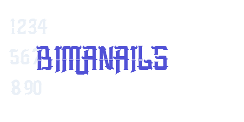 BIMANAILS-font-download
