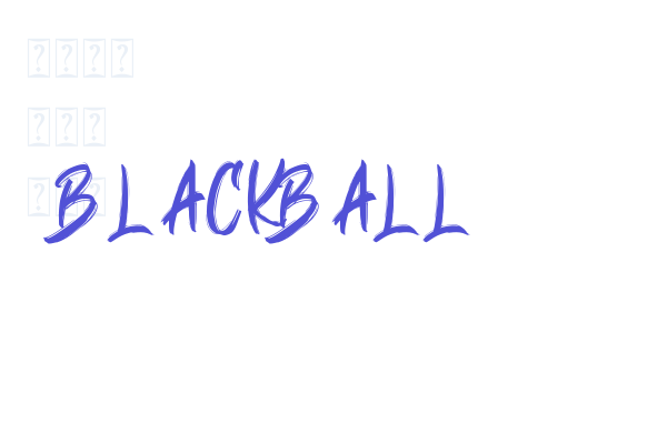 BLACKBALL Font Download