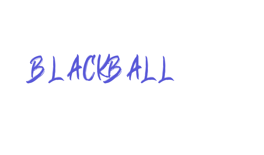 BLACKBALL Font