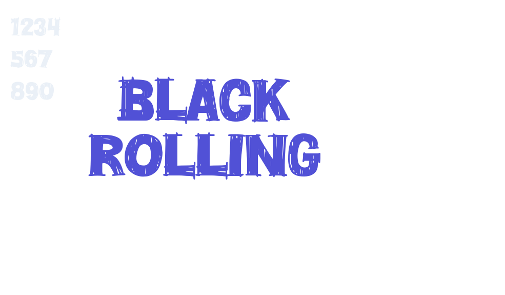 BLACK ROLLING-font-download