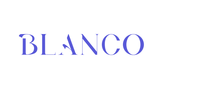 BLANCO Font Download