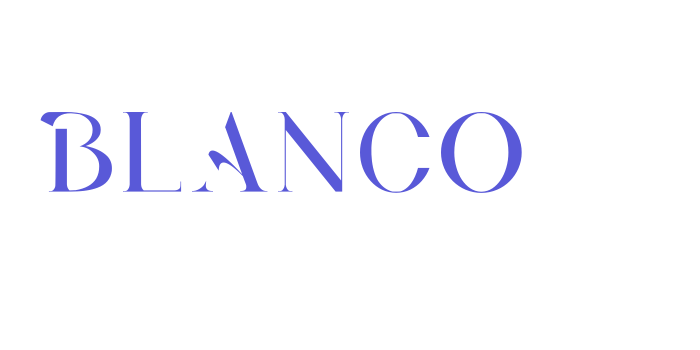 BLANCO Font