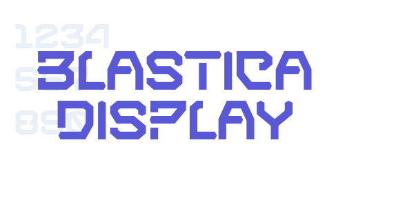 BLASTICA DISPLAY font