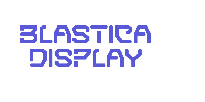 BLASTICA DISPLAY Font Download