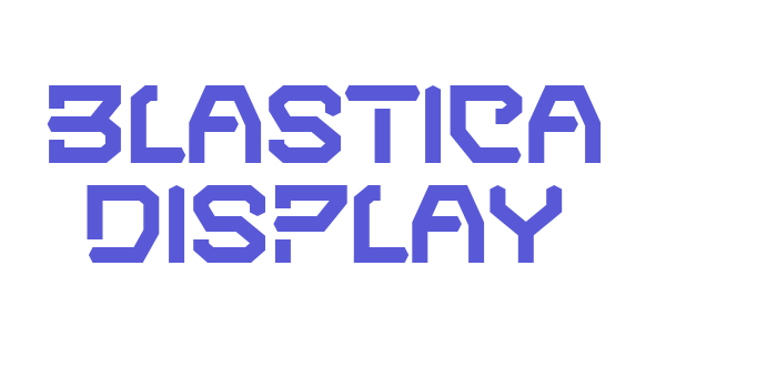 BLASTICA DISPLAY Font