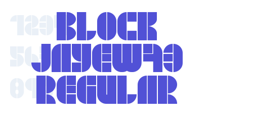 BLOCK JayeW73 Regular-font-download