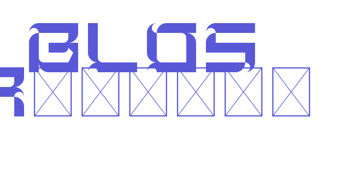 BLOS Regular Font