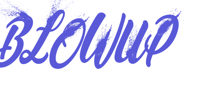 BLOWUP Font Download