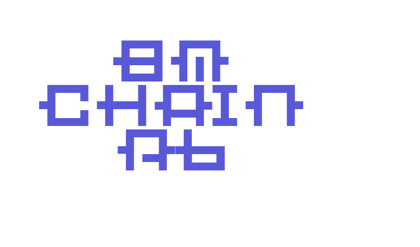 BM chain A6 Font Download