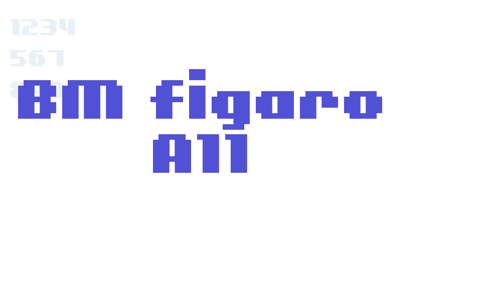 BM figaro A11-font-download