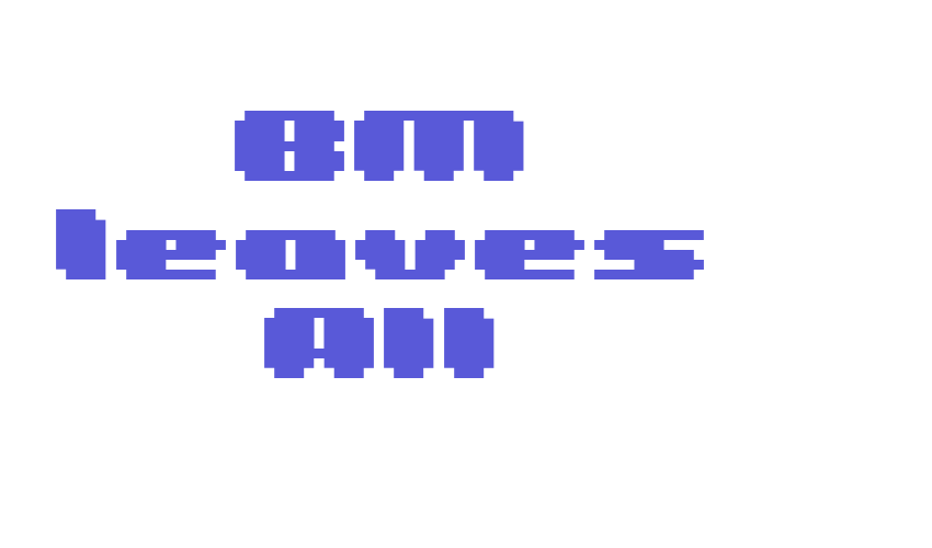 BM leaves A11 Font Download