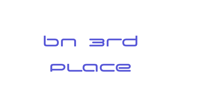 BN 3rd Place Font Download