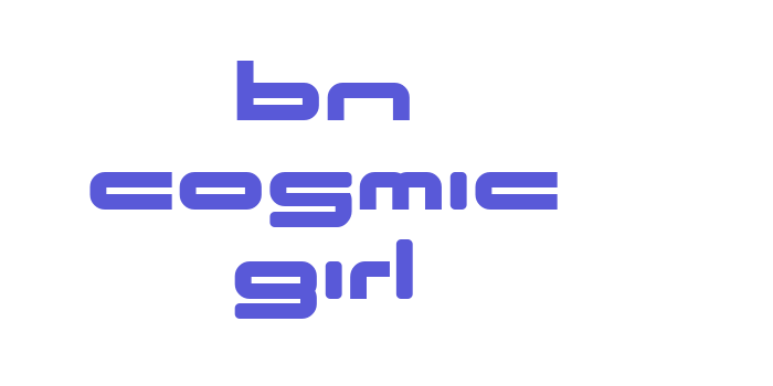 BN Cosmic Girl Font Download