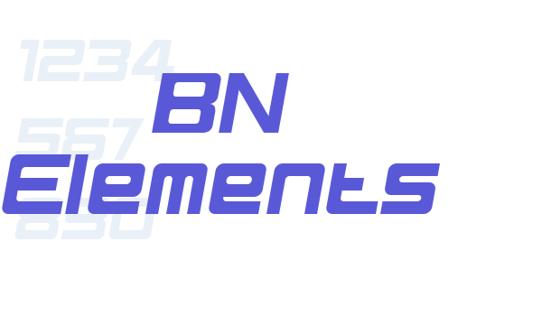 BN Elements Font