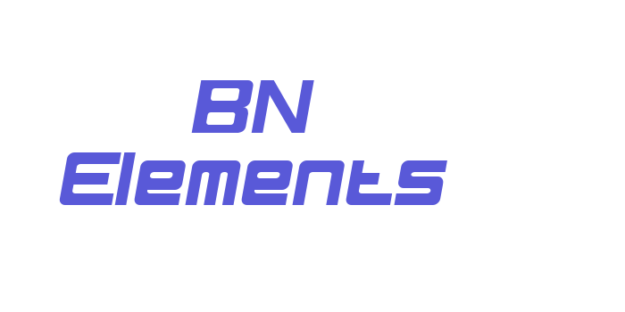 BN Elements Font Download