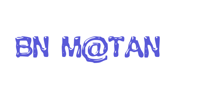 BN M@TAN Font Download