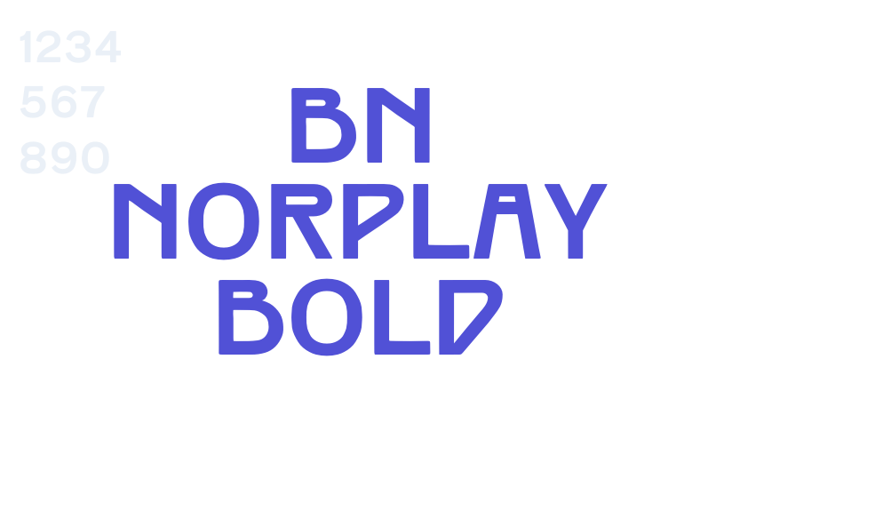 BN Norplay Bold-font-download