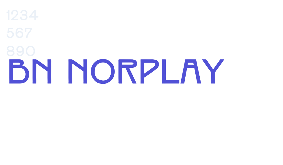 BN Norplay-font-download